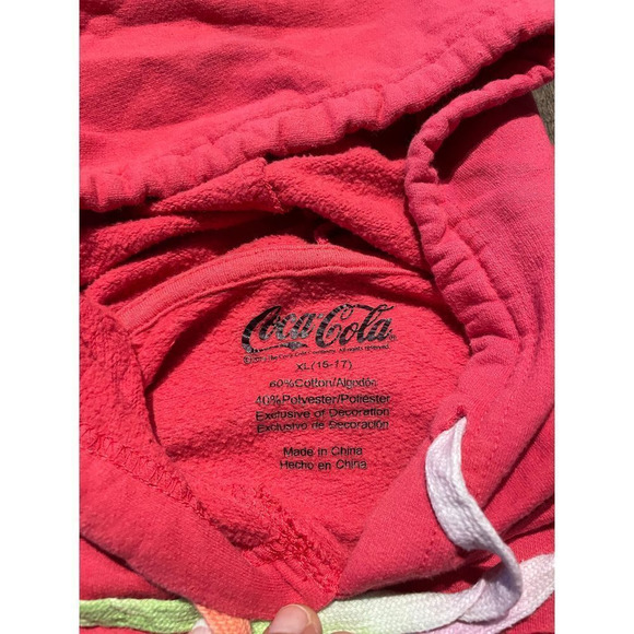 Coca-Cola Cropped Hoodie - Picture 4 of 4